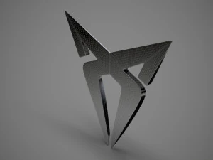 cupra logo 3D Model