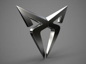 cupra logo Modelo 3D