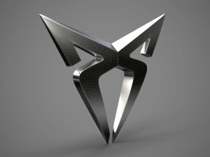 cupra logo 3D Model