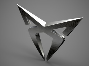 cupra logo Modelo 3D