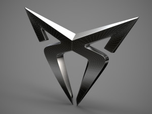 cupra logo Modelo 3D