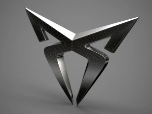 cupra logo 3D Model