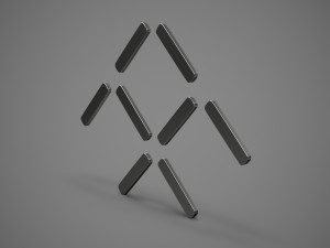 faraday future logo Modèle 3D
