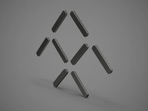 Логотип будущего Фарадея 3D Модель