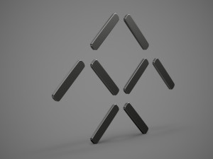 faraday future logo 3D मॉडल