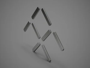 faraday future logo 3D Model