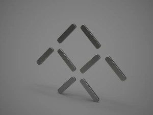 faraday future logo 3D Model