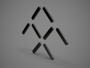 faraday future logo 3D मॉडल