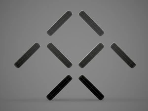 faraday future logo 3D Model