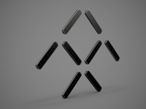 faraday future logo 3D मॉडल
