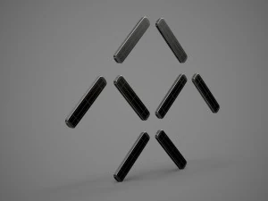 faraday future logo 3D Model