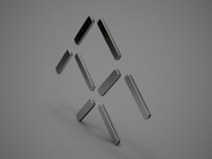 faraday future logo 3D मॉडल