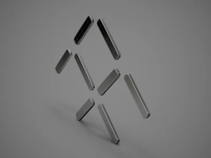faraday future logo 3D Model