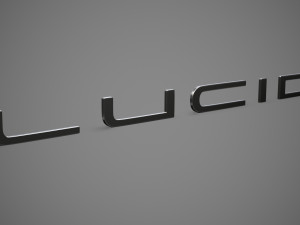 lucid logo 3D 모델