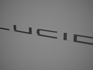 lucid logo 3D 모델