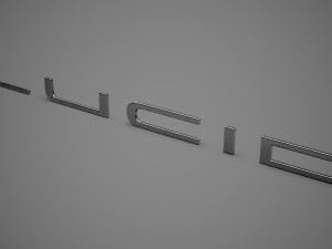 lucid logo 3D 모델