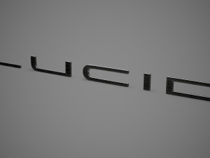 lucid logo 3D 모델