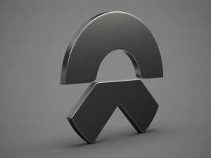 nio logo 3D-Modell