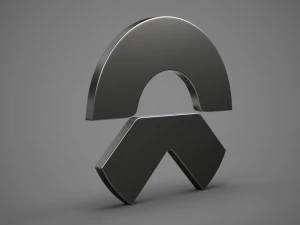 니오 로고 3D 모델