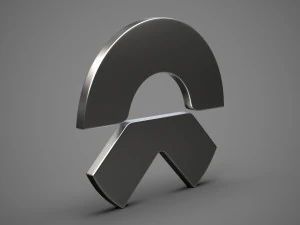 니오 로고 3D 모델
