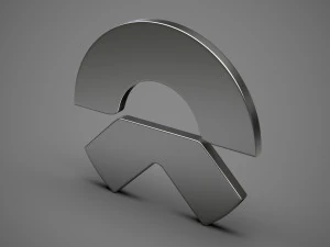 니오 로고 3D 모델