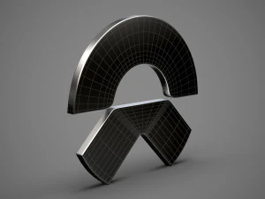 니오 로고 3D 모델