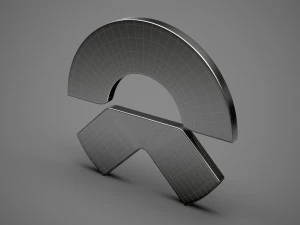 니오 로고 3D 모델