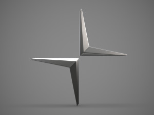 polestar logo Modello 3D