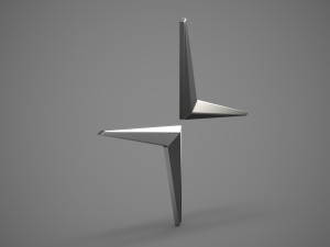 polestar logo Modello 3D