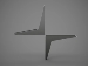 logotipo de la estrella polar Modelo 3D
