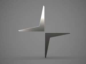 logotipo de la estrella polar Modelo 3D