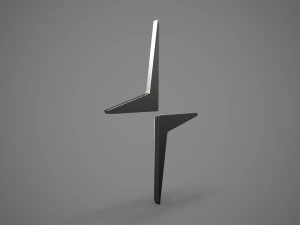 logotipo de la estrella polar Modelo 3D