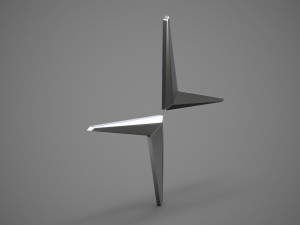 polestar logo Modello 3D