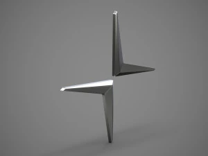 logotipo de la estrella polar Modelo 3D