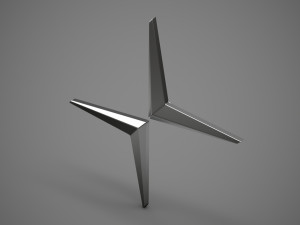 polestar logo Modello 3D