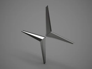 logotipo de la estrella polar Modelo 3D