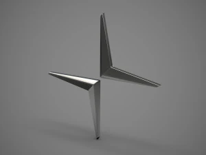logotipo de la estrella polar Modelo 3D