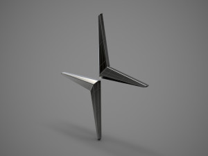 polestar logo Modello 3D