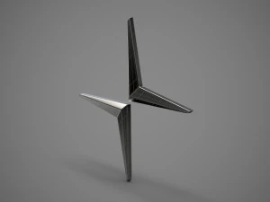 logotipo de la estrella polar Modelo 3D