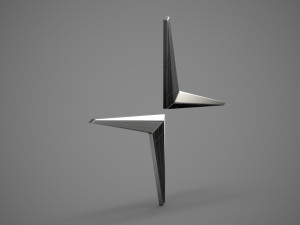 polestar logo Modello 3D