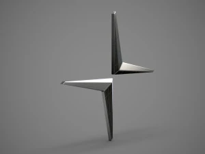 logotipo de la estrella polar Modelo 3D