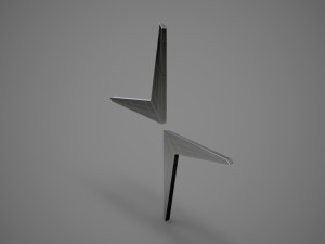 polestar logo Modello 3D