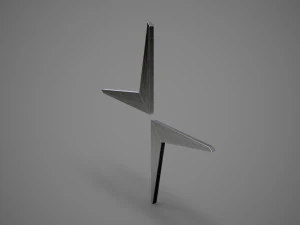 logotipo de la estrella polar Modelo 3D