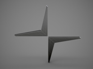 polestar logo Modello 3D