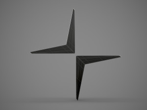 polestar logo Modello 3D