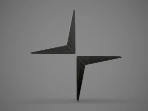 logotipo de la estrella polar Modelo 3D