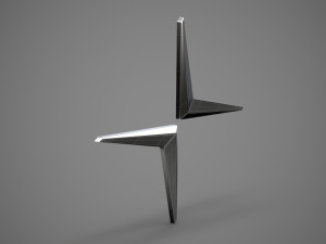 polestar logo Modello 3D