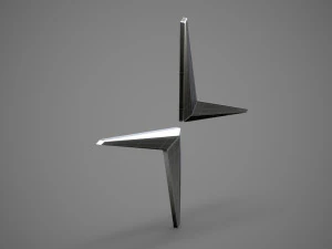 logotipo de la estrella polar Modelo 3D
