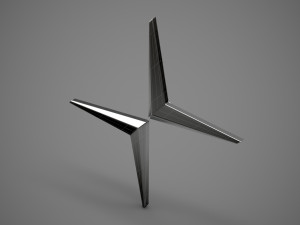 polestar logo Modello 3D