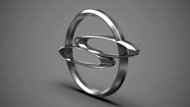 ssang yong logo 3D Model .c4d .max .obj .3ds .fbx .stl .blend 